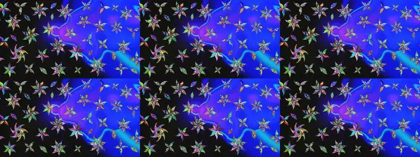 Güzel suluboya yaz çiçekleri deseni..