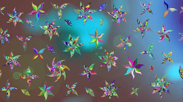 Eski model. Raster illüstrasyonu. Dekorasyon ve tasarım için güzel bir desen. Çiçeğin suluboya çizimlerinin mükemmel deseni. Suluboya çizim kalıbı. Moda yazdırma.