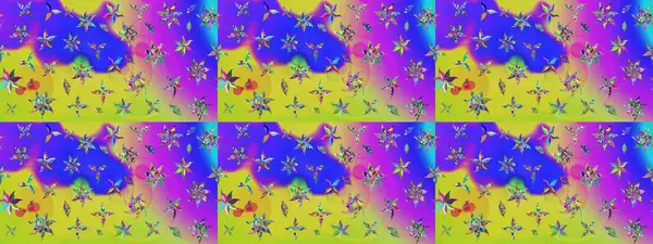 Tomurcukları çiçek olan sevimli bir çiçek deseni. Eskiz geçmişi. Raster illüstrasyonu. Kumaş, tekstil, duvar kağıdı baskısı için. Eski usul. Raster..