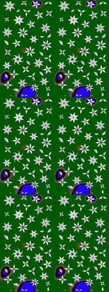 Manzaralı çiçek deseni. Çiçek kompozisyonu, el boyası, hassas şablon. Üst manzara, yumuşak yeşil renk tarzı. Sevgililer günü ve tebrik kartı konsepti için şık bir davet.