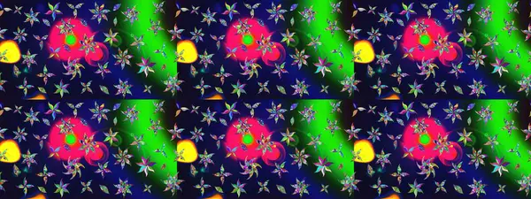 Raster illüstrasyonundaki çiçek desenli çizim. Suluboya tarzında gri renkte çiçekler.