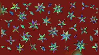 Kırmızı renkte çiçekler olan çiçek deseni çiz. Suluboya tarzında kırmızı renkte çiçekler.