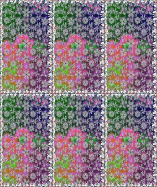 Raster düz çiçek çizim deseni. Hediye ambalaj kağıdı, tebrik kartları, posterler ve pankart tasarımı. Renkli çiçekler.