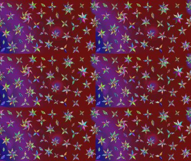 Raster stili kumaş deseni. Çiçekler suluboya çizim deseni.