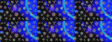 Güzel karalamalı çiçek desenli çizim. Güzel kumaş deseni. Raster illüstrasyonu. Küçük çiçekte sevimli çiçek deseni var..