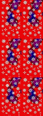 Kumaş, duvar kağıdı ve kağıt üzerine baskı yapmak için gelişen arka plan. Moda arka planında parlak buketler. Raster illüstrasyonu. Eski usul küçük çiçekli şirin bir eskiz deseni..