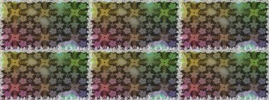 Vadinin gri renkli çiçekleri. Raster dikişsiz çiçek deseni.