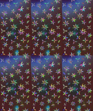 Düz Çiçek Elementleri Tasarımı. Renkli Bahar Teması eskiz kalıbı. Güzel çiçek deseni. Kahverengi renkte çiçekler.