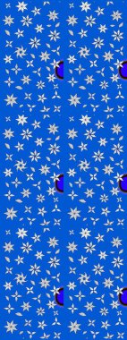 Nakış desenli çiçek deseni. Renkli grunge, soyut arkaplanı kolomavi çiçeklerle süslüyor. İzler, kumaş, duvar kağıtları, tekstil için raster dokusu.