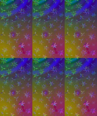 Bahar mevsimi. Raster güzel bir çiçek deseni çizmiş. Tatil havası. Nazik romantik baskı.