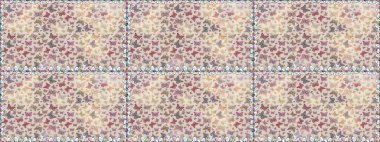 Kart, baskı ve davetiye için basit kadınsı bir model. Raster illüstrasyonu. Robot resim. Gri ve nötr arka planda renkli kelebek koleksiyonu. Kağıt, kumaş ve ambalaj için uygun.