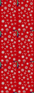 Raster illüstrasyonu. Çiçek deseni. Renkli Bahar Teması eskiz kalıbı. Chichi 'nin kumaş kalıbını çiz. Düz Çiçek Elementleri Tasarımı.