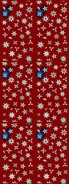 Suluboya çizim kalıbı. Çiçek izi. Suluboya tarzında kırmızı renkte çiçekler.