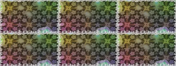 Vadinin gri renkli çiçekleri. Raster dikişsiz çiçek deseni.