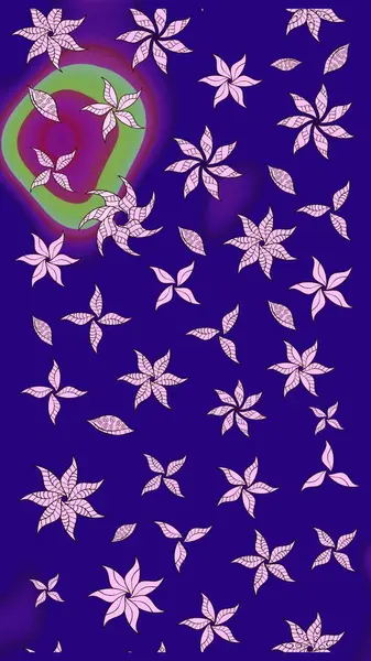 Güzel kumaş deseni. Bahar çiçekleriyle güzel bir çiçek deseni çizmişsin. Raster illüstrasyonu.