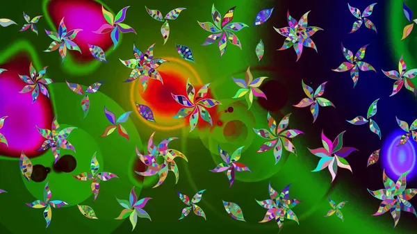 Simple cute pattern in small-scale flowers. Raster illustration. Floral sketch background for textile or book covers, manufacturing, wallpapers, print, gift wrap and scrapbooking.