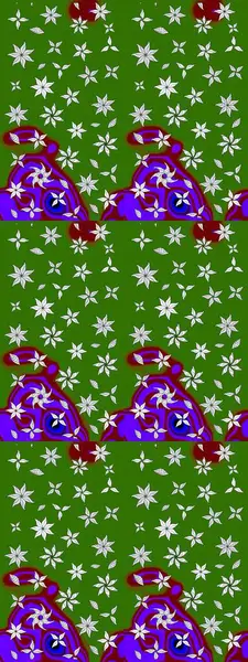 Çiçekler yeşile. Eskiz arkaplan modeli. Suluboya, elle çizilmiş. Raster stoku.