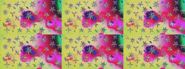 Tarafsız renklerde çiçeklerle çizilmiş çiçek deseni. Suluboya tarzında nötr renkler üzerine çiçekler.