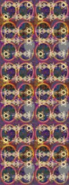 Kar tanesi süs desen. Snowflakes desen. Raster resim. Kar taneleri arka plan. Düz renkli arka plan üzerinde izole kar taneleri tasarımını.