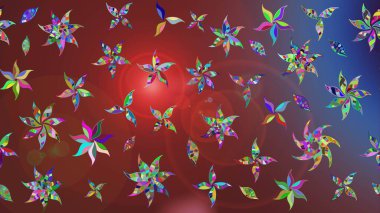 Simple cute pattern in small-scale flowers. Raster illustration. Floral sketch background for textile or book covers, manufacturing, wallpapers, print, gift wrap and scrapbooking.