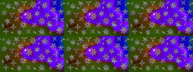 Yeşil renkte güzel çiçekler, suluboya desenli, duvar kağıdı, kart ya da kumaş için fayanslı eskizler. Raster..