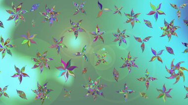 Raster deseni. Süslü kumaş deseni. Çiçekli çiçek deseni, suluboya..