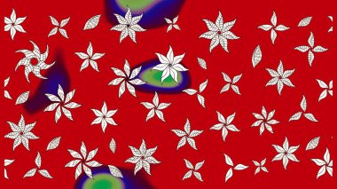 Kızılderili desenli desenli desenli şal deseni. Etnik Mandala süsü. Raster Henna dövme stili. Tekstil, tebrik kartı, boyama kitabı, telefon kılıfı baskısı için kullanılabilir.