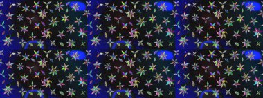 Kızılderili desenli desenli desenli şal deseni. Etnik Mandala süsü. Raster Henna dövme stili. Tekstil, tebrik kartı, boyama kitabı, telefon kılıfı baskısı için kullanılabilir.