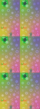 Eskiz arkaplan modeli. Vadinin çiçekleri tarafsız renklerde. Suluboya, elle çizilmiş. Raster - stok.