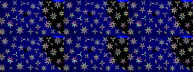 Karalama çiçekleri çizim kalıbı. Raster deseni. Mavi el çizimi desen. Sanat çiçeklere ilham verir ve arka plan bırakır.