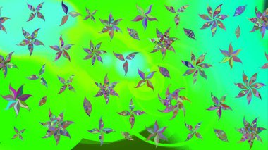 Renkli Bahar Teması eskiz kalıbı. Düz Çiçek Elementleri Tasarımı. Taslak desenli, modaya uygun kumaş deseni. Şirin çiçek elementleri. Raster illüstrasyonu.