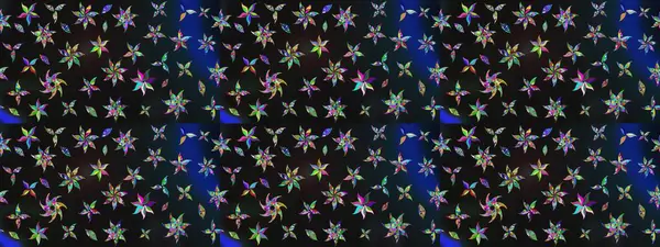 Moda baskıları için zarif bir şablon. Küçük renkli çiçekler. Motley illüstrasyonu. Çiçekli bahar çiçekleri. Küçük çiçekte şirin desenler.