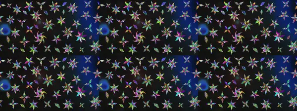 Nazik, sevimli çiçek arkaplanı. Çiçekli karalama şeklinde Raster çiçek deseni. Gri renkli çiçekler.