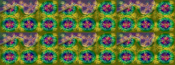 Renkli elementlerle Raster ilginç desen