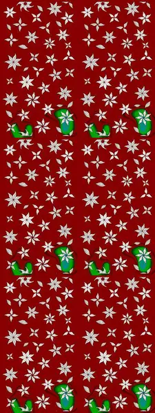 Raster illüstrasyonundaki çiçek desenli çizim. Suluboya tarzında kırmızı renkte çiçekler.