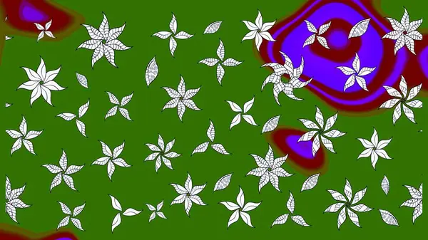 Eski usul küçük çiçekli şirin bir eskiz deseni. Moda arka planında parlak buketler. Kumaş, duvar kağıdı ve kağıt üzerine baskı yapmak için gelişen arka plan. Raster illüstrasyonu.