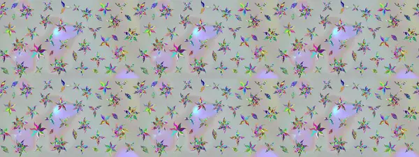 Raster illüstrasyonu. Tomurcukları çiçek olan sevimli bir çiçek deseni. Eskiz geçmişi. Eski usul. Kumaş, tekstil, duvar kağıdı baskısı için. Raster..