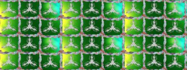 Karalama çiçeği. Düz Çiçek Elementleri Tasarımı. Güzel kumaş deseni. Raster illüstrasyonu. Zentangle soyut çiçekleri. Renkli Bahar Teması çizim şablonu.