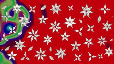 Çiçeğin suluboya çizimlerinin mükemmel deseni. Dekorasyon ve tasarım için güzel bir desen. Suluboya çizim kalıbı. Eski model. Raster illüstrasyonu. Moda yazdırma.