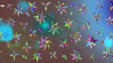 Raster şirin suluboya çiçek desenleri çiziyor. Kartlar, davetiyeler, tarih kartları ve daha fazlası için kullanılabilir. Büyük bir suluboya çiçek seti..