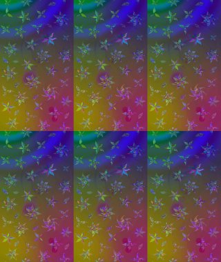 Modern çiçek arkaplanı. Moda baskıları için zarif bir şablon. Halk tarzı. Parlak renkli çiçekleri ve kahverengi yaprakları olan harika bir çiçek deseni..