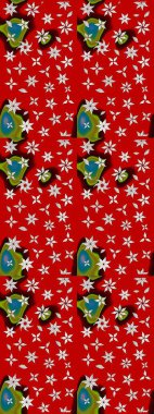 Klasik çiçek desenli. Paketleme, tekstil, duvar kâğıdı için çiçek eskizi. Yumuşak fayans. Raster 'ın taze dokusu. Yumuşak pamuk tasarımı.