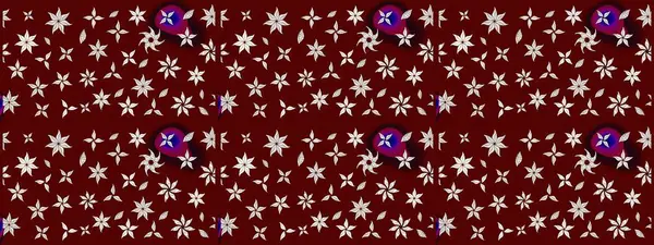 Raster çiçek desenleri çiziyor. Vadinin çiçekleri kırmızı renklerde.