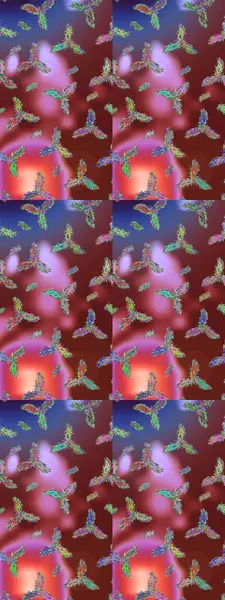 Kışın sembolü. Raster illüstrasyonu. Renkli arka planda izole edilmiş suluboya kar taneleri. Kar taneleri kışı.