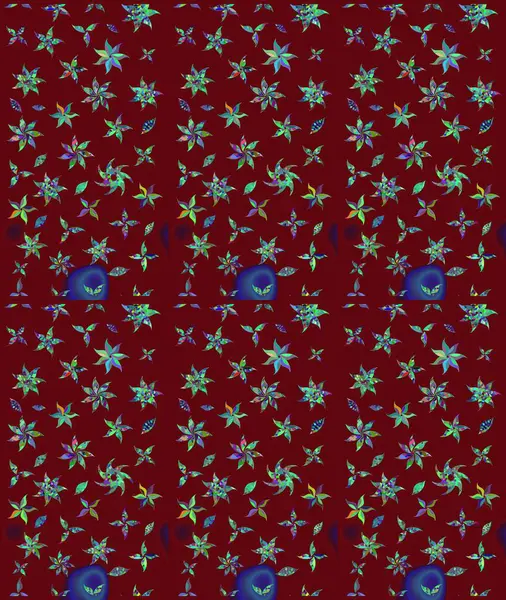 Tekstil, kumaş, kapaklar, duvar kağıtları, baskı, naylon, koleksiyon defteri, örgü, dekupaj için güzel bir eskiz. Küçük kırmızı çiçeklerle oldukça kaliteli besin torbası deseni.