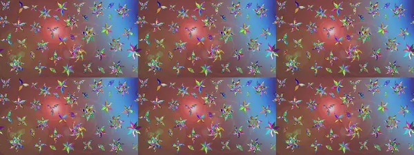 Raster illüstrasyonu. Eskiz tarzı kahverengi renklerde. El yapımı çiçek ve bitki koleksiyonu. Şirin karalamalı çiçek desenli çizim. Raster illüstrasyonu.