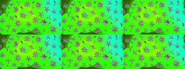 Organik motif arka planı. Raster illüstrasyonu. Çizim kalıbı. Ultraviyole kumaş deseni.