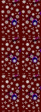 Yapraklı çizim şekli. Şirin, zarif çiçekler Raster illüstrasyonu. Poster ya da kapak için arka plan. Tekstil için figür. Davetiye ve kartpostal tasarımı için dekoratif çiçek unsurları.