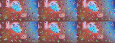 Modern stil dokusu. Çiçek desenli raster, kahverengi çizgi grafik deseni soyut raster arkaplan.