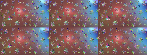 Raster deseni. Karalama çiçekleri çizim kalıbı. Sanat, çiçeklere ilham verir ve arka plan bırakır. Kahverengi el çizimi desen.